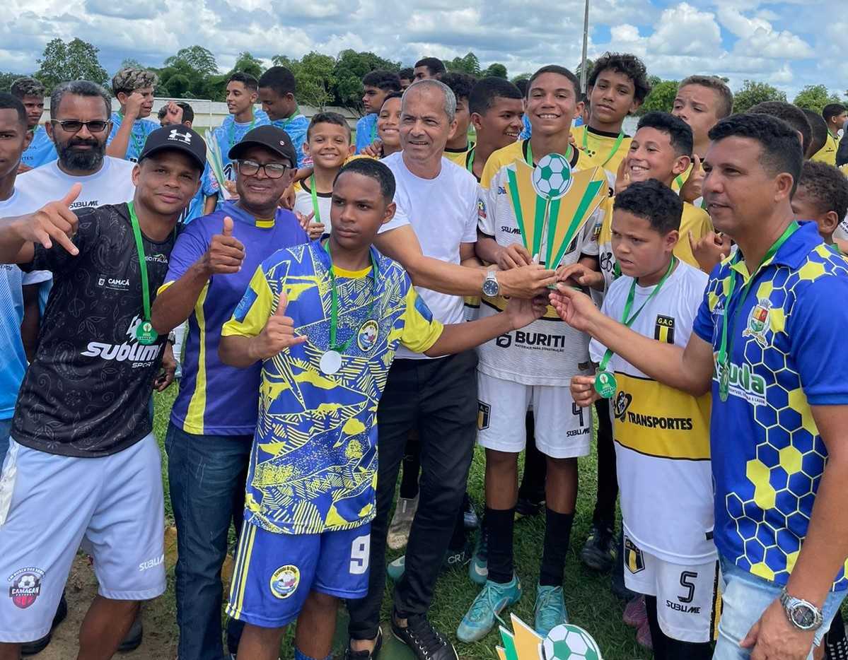 Camacã: Prefeitura realiza 1ª Copinha de futebol de base sub 13 e 15 coroada com 
